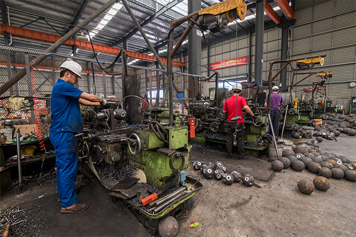 长乐网架配件车间